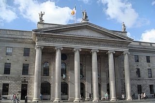 The General Post Office at the center of Dublin